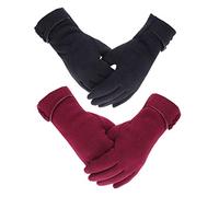 Outrip Gants Chauds Pour Femmes d'Hiver Pour Femmes, Écran Tactile, Gants Épais Doublés Coupe-Vent