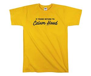 Outsdr Hommes Unisexe If Found Return to Calum Hood T-Shirt