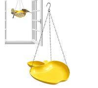 Outside Bird Bath, 2 in 1 Bird Bath Feeder Bowls, for Garden Yard Balcony Patio Lawn Macaws Parrot Parakeet Budgies