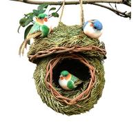Outside Bird House, 14 x 10 x 14 cm Arbre Mount Decorative Bird Shelter, All Season Nesting House for Bluebird Robin WREN Swallow Finch, Outdoor Garden Habitat for Yard Courtyard Windowsill Park Use