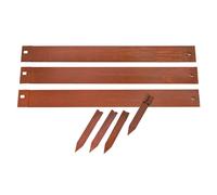 Bordure de jardin en acier galvanisé Barrières et bordures - Effet rouillé