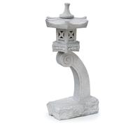 OUTSIDE LIVING-Lanterne en polyrésine blanche Nature Outside Living Roji - 34,5 x 47 x 96 cm