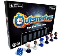 Outsmarted - Le Quiz en Direct - Jeu de Société à Distance en Français - Plus de 10 000 Questions et Mises, Soirée Jeux en Famille - pour 8 Ans et Plus - Édition rétro