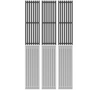 Outspark Pièces de rechange pour barbecues à gaz Charbroil TRU-Infrared 2015 et plus récents commerciaux, signature, série professionnelle, plaques émettrices en acier inoxydable et grilles de cuisson