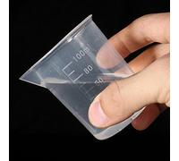 Outstanding Lot de 2 gobelets gradués en plastique transparent de 100 ml