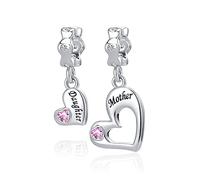 OutstandLong Lot de 2 breloques en forme de mère et fille pour bracelets Pandora, Cuivre, Base