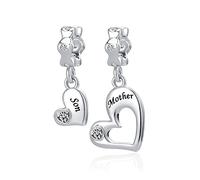 OutstandLong Lot de 2 breloques en forme de mère et fille pour bracelets Pandora, Cuivre, Base