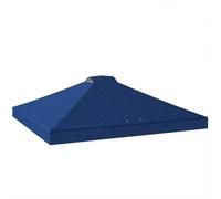 Outsunny 3 x 3(m) Housse de rechange pour Gazebo Pop-Up, UV50+, Bleu | 8 trous d'évacuation, doubles évents, couverture de rechange imperméable