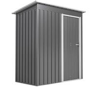 Outsunny 5 x 3 ft Abri de jardin métallique verrouillable gris clair