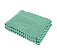 Outsunny Bâche de Rechange Serre Tunnel 18 m², bâche 6 x 3 x 2 m PE Anti-UV imperméable 12 fenêtres + Porte Enroulable zippée Vert