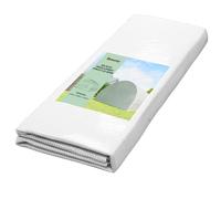 Outsunny Bâche de Rechange Serre Tunnel 18 m² PE Anti-UV 6x3x2m Blanc | Imperméable, 12 Fenêtres, Porte Enroulable Zippée