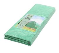 Outsunny Bâche de Rechange Serre Tunnel 9 m² PE Anti-UV 3x3x2m Vert Foncé | Anti-UV, Imperméable, 8 Fenêtres, Porte Enroulable Zippée