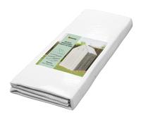 Outsunny Bâche de Remplacement pour Serre de Jardin 140x143x190cm Blanc | Film de Remplacement pour Serre, Fenêtre, Porte à Fermeture Éclair, Anti-UV, Protection des Plantes pour le Jardin