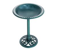 Outsunny Bain d'oiseaux Plateau50 cm Extérieur sur Pied 69,5 cm Érugineux