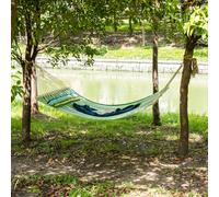 Outsunny Balançoire de Jardin pour 1-2 Personnes Max 180kg d'Intérieur et d'Extérieur avec Coussin Amovible 400x140cm