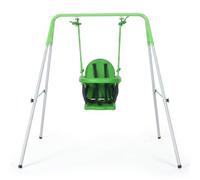 Outsunny Balançoire Portique pour Enfants 6 à 36 Mois 25 Kg 122 cm Vert | Balancoire pour Enfant Intérieure/Extérieure, Aire de Jeux Exterieur Enfant 6 à 36 Mois, Facile à Assembler et à Ranger