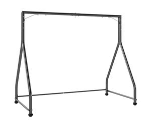 Outsunny Banc Suspendu Structure en Forme de A Structure en Acier pour siège Suspendu, balançoire Suspendue Structure pour balancelle jusqu'à 360 kg, Structure pour Banc balançoire pour