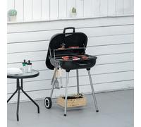 Outsunny - Barbecue à charbon - Métal - 56x62x82cm - Noir
