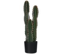 Outsunny Cactus Artificiel Grand Réalisme Grande Taille Ø 17 x 60H cm Vert | Plante Artificielle