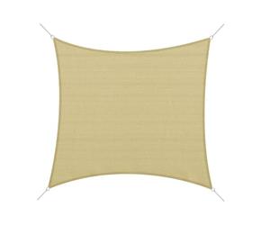 Outsunny Carré 12 Voile d'ombrage UV Couverture jardin Sable | Abri de pelouse extérieur, sac de transport