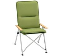 Outsunny Chaise de camping portable pour adultes, chaise pliante à dossier haut avec siège rembourré et sac de transport, inclinable en plein air pour la randonnée, la pêche, la plage et le