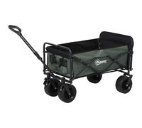 Outsunny Chariot de jardin, capacité de charge 120 kg, pliable Chariot de transport Bollerwagen