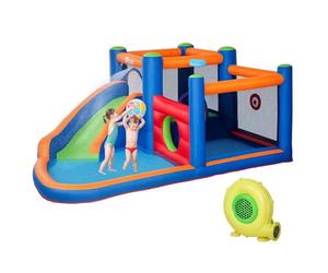 Outsunny Château Gonflable Aquatique 380L x 340l x 170H cm - Multicolore