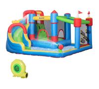 Outsunny - Château gonflable - Polyester - 390x300x197cm - multicolore