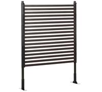Outsunny - Clotûre de jardin - Acier avec revêtement PE - 93x22x124cm - Noir