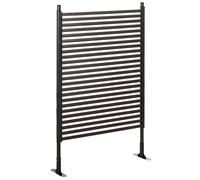 Outsunny - Clotûre de jardin - Acier avec revêtement PE - 93x22x150cm - Noir