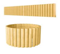 Outsunny Clôture de jardin en bois - 176 cm x 30 cm - Éléments de clôture - Clôture pour chien - Clôture de paysage pour jardin, parterres de fleurs, barrière pour animaux - Bois naturel