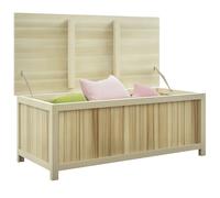 Coffre de rangement Outsunny Coffre de rangement extérieur 172L avec vérins - dim. 120L x 55l x 45H cm - bois de sapin