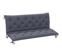 Outsunny Coussin de Banc pour Balancelle 3 Places 150 x 98 x 8 cm Gris