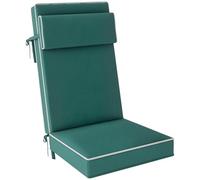 Outsunny Coussin de Siège avec Appui-tête 120x47x9.5cm Vert