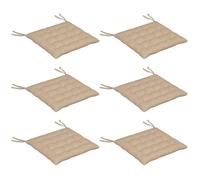 Outsunny - Coussin - Polyester - 40x40x4cm - Kaki