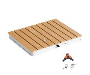 Outsunny Douche de Jardin extérieure Portable, Douche de Camping Hauteur de Fontaine réglable jusqu'à 4 m, étanche, Structure en Alliage d'aluminium, résistante aux UV et au Gel pour Piscine, Plage