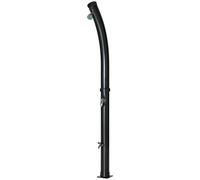 Outsunny Douche solaire de jardin solaire 20 litres, température de l'eau réglable jusqu'à 60℃, pour camping piscine plage, noir