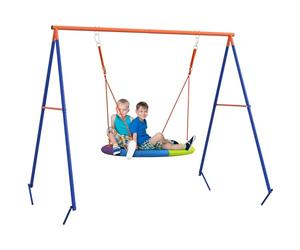 Outsunny Ensemble balançoire nid Structure A Multicolore | Pour usage extérieur