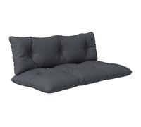 Outsunny - Ensemble de 2 coussins d'extérieur pour banquette - Polyester - 120x60x15cm - Gris