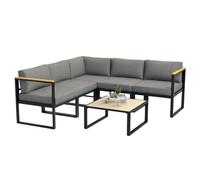 Outsunny Ensemble Salon de Jardin d'angle Extérieur Design Contemporain