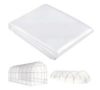 Outsunny Film pour serre 7x8 m étanche à l'eau, film de jardin avec protection UV, film plastique extra épais résistant à la déchirure, bâche de couverture pour serre tunnel en plastique, film tunnel