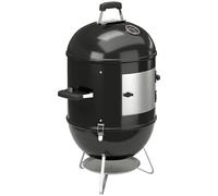 Outsunny Fumoir 3 en 1 avec 3 Grilles de Cuisson Thermomètre Intégré Noir