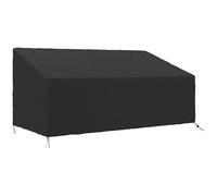 Outsunny Garden Bench Cover 3-4 Seats, Waterproof Outdoor Sofa Cover, 600D Oxford Fabric with UV and Dust Resistant Coating, 218x111x63/101 cm for Patio, Terrace, Black (Housse de banc de jardin 3-4