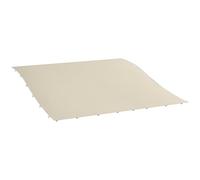 Outsunny Garden Pergola Replacement Canvas 3x3 m with 16 Drainage Holes, Hooks and Rings, Polyester Gazebo Pergola Cover, Beige
