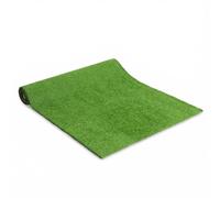Outsunny Gazon Synthétique Dalle Gazon, Pelouse Artificielle 25mm Haute Densité Auto-drainant pour Balcon Jardin, 1 x 4 m, Vert
