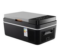 Outsunny Glacière à compresseur 20L -20 °C à +20 °C Glacière électrique avec commande par application, éclairage LED, port USB, protection de la batterie