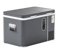 Outsunny Glacière Électrique Portable avec Compresseur 35L Double Zone Contrôle App Lumière LED Écran pour Voiture et Camping Noir
