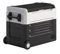 Outsunny Glacière Électrique Voiture Réfrigérateur Portable à Compression 50L -20 à 20 ℃ 300kg Double Zone 72,6x39x51,3cm Noir