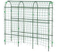 Outsunny Grande arche de jardin, filet de protection des oiseaux, assemblage facile, métal, 43 x 182 x 183 cm