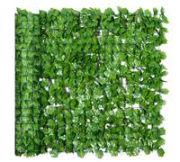 Outsunny Haie Artificiel Brise-Vue, Haie Artificielle 3L x 1H m Vert